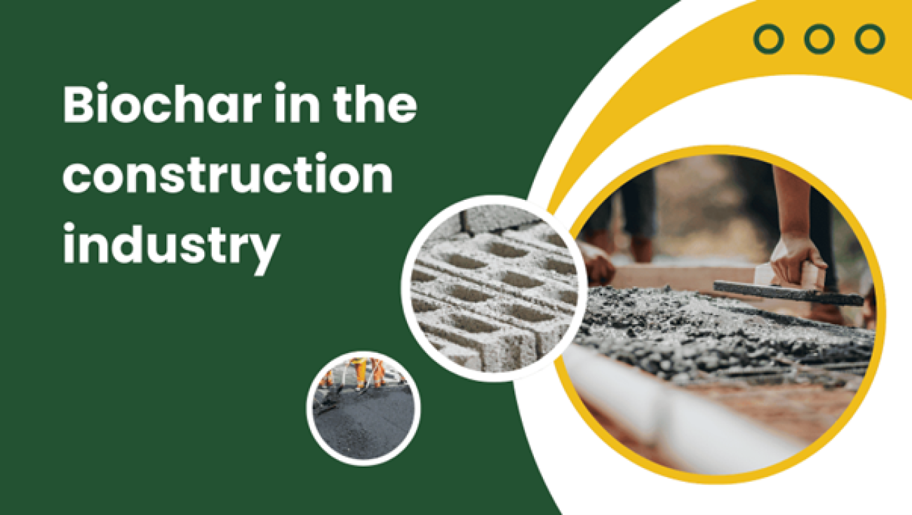 New Generation Green Material Biochar Concrete