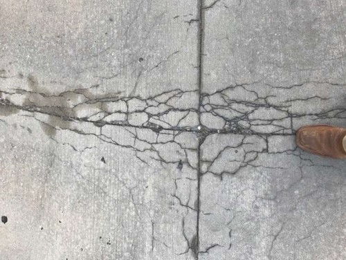 Repairing cracks in concrete using the MICP method.