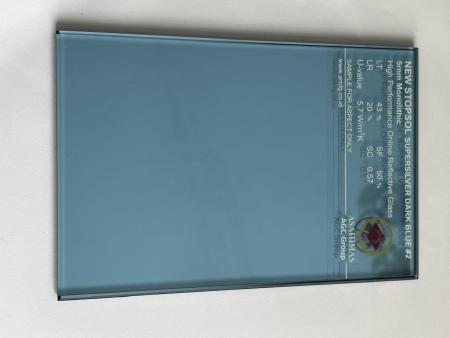 Stopsol Supersilver Dark Blue Reflective Glass