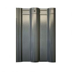 Prime Dominant Grey Glazed Wave Roof Tile