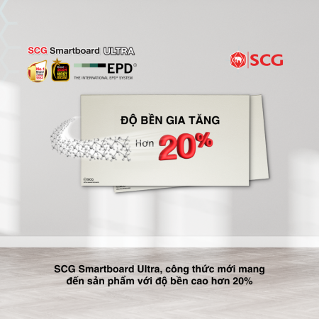 TẤM XI MĂNG SỢI SCG SMARTBOARD ULTRA