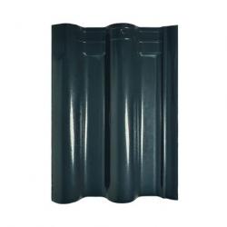 Moss Green Glazed Wave Roof Tile