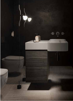 Wall-hung basin PETWB37700AWHA for small spaces