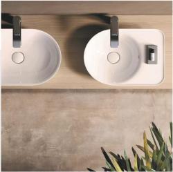 Countertop basin VALCT6400AWHA without overflow hole