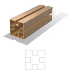 PTPO 9090 - Corner Pole for Planter Box