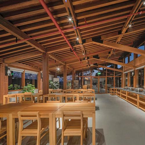 Bamboo beam and structure Greezu